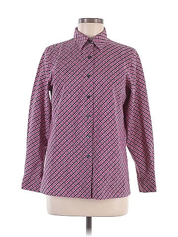 Foxcroft Long Sleeve Button-Down Shirt (view 1)