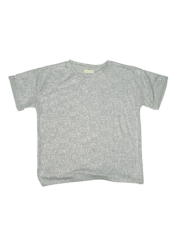 Tucker + Tate Metallic Silver Short Sleeve T-Shirt Size 14 (big kids) - photo 1