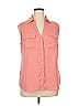 Soho JEANS NEW YORK & COMPANY 100% Polyester Pink Orange Sleeveless Blouse Size XL - photo 1