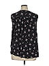 Ann Taylor LOFT 100% Rayon Black Sleeveless Blouse Size 16 - photo 2