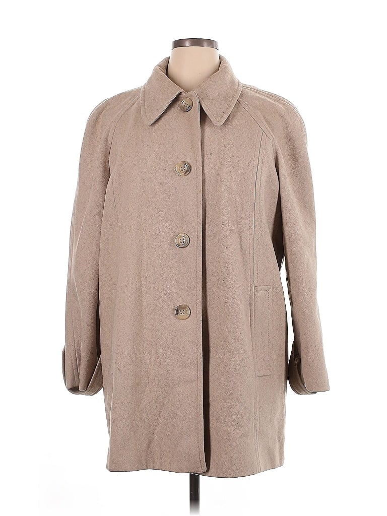 London Fog Tan Coat Size XL - photo 1