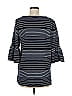 Max Studio Blue 3/4 Sleeve Top Size M - photo 2