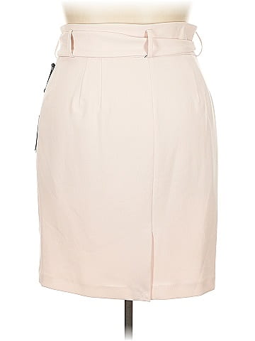 DKNY Faux Leather Skirt (view 2)