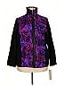 Laura Ashley Print Purple Jacket Size 2X - photo 1