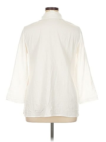 Fashion 3/4 Sleeve Button-Down Shirt (view 2)