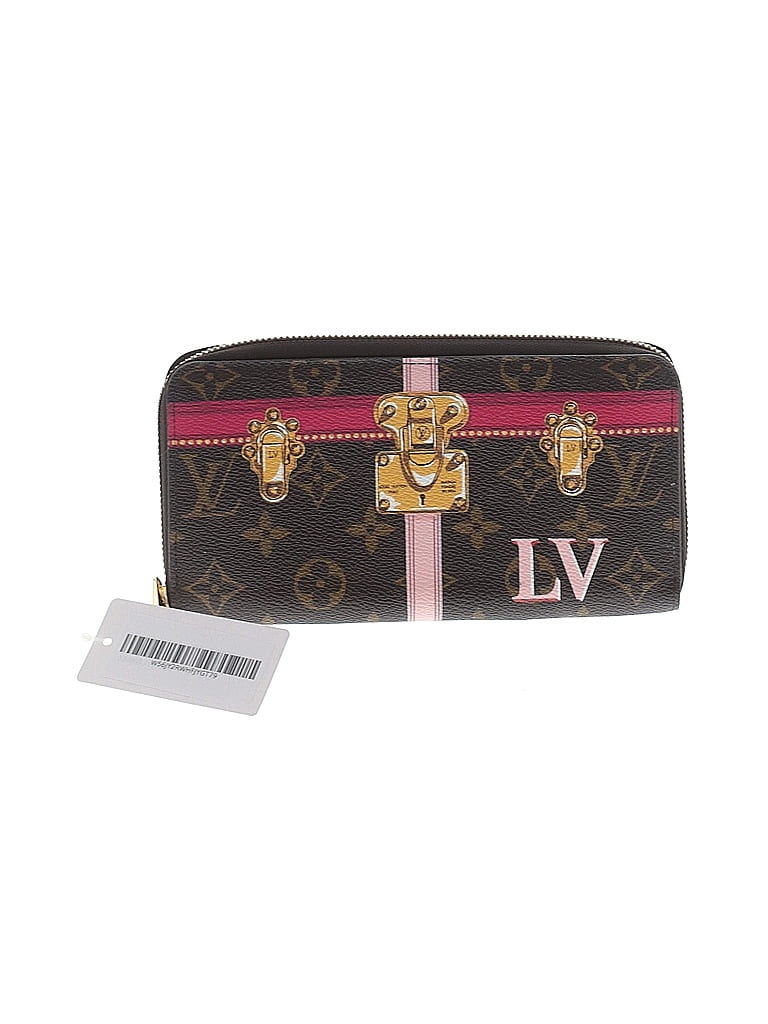 Louis Vuitton Pink Brown Limited Edition Summer Trunks Monogram Coated Canvas Wallet One size - photo 1
