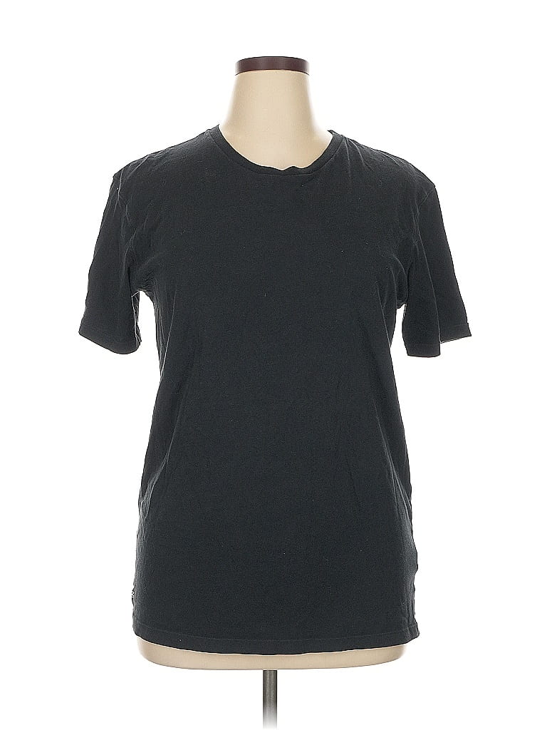 Lacoste 100% Pima Cotton Solid Black Short Sleeve T-Shirt Size XL - photo 1