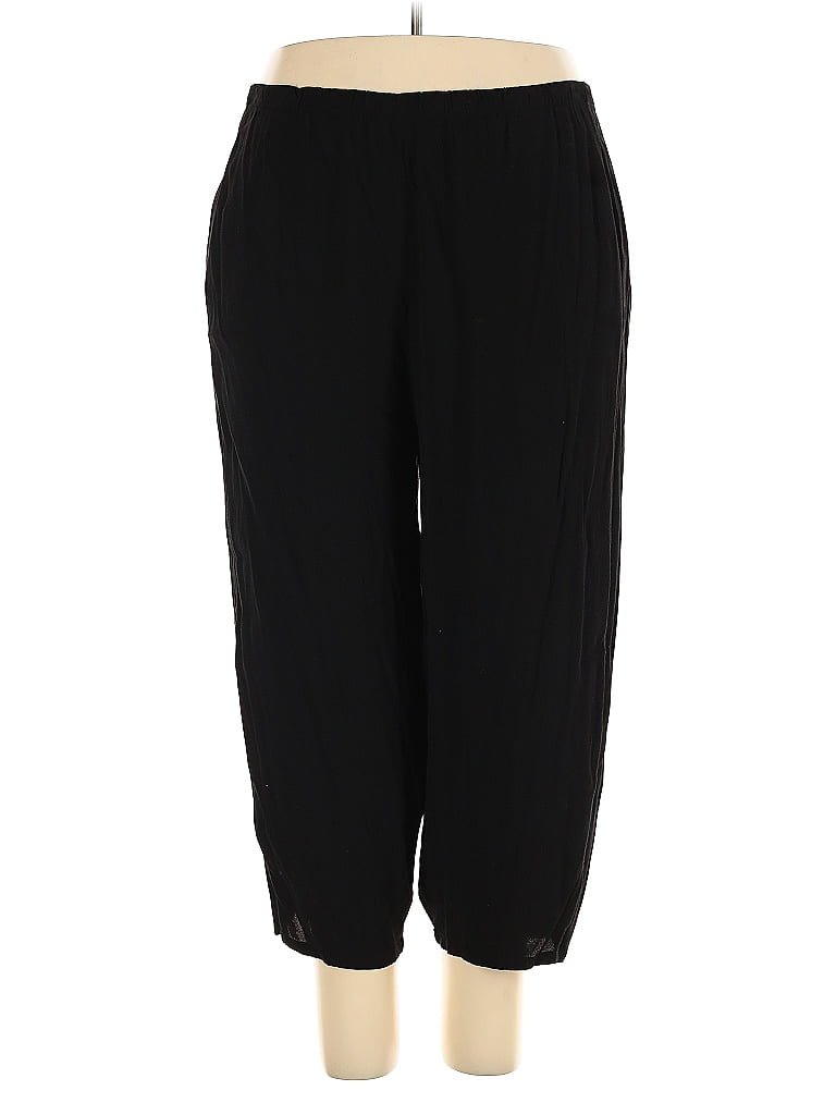 Click to view more detailed imagery on our partner's website Pre-owned Joan Vass Casual Pants In Black