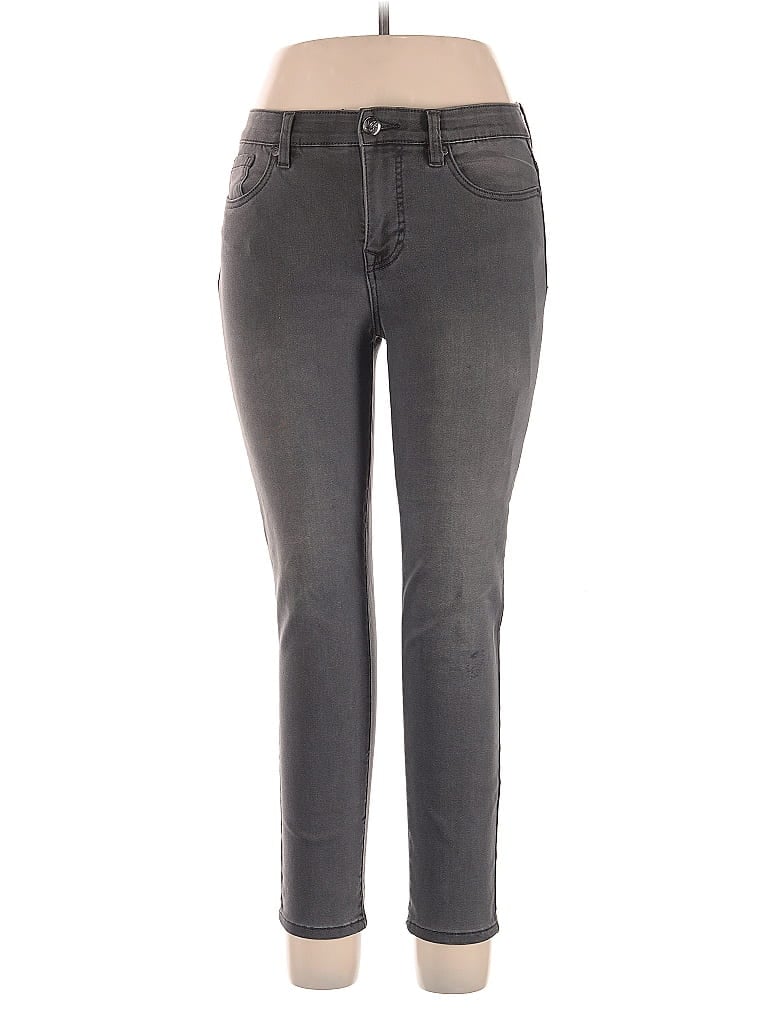 DG^2 by Diane Gilman Gray Jeans Size 10 (petite) - photo 1