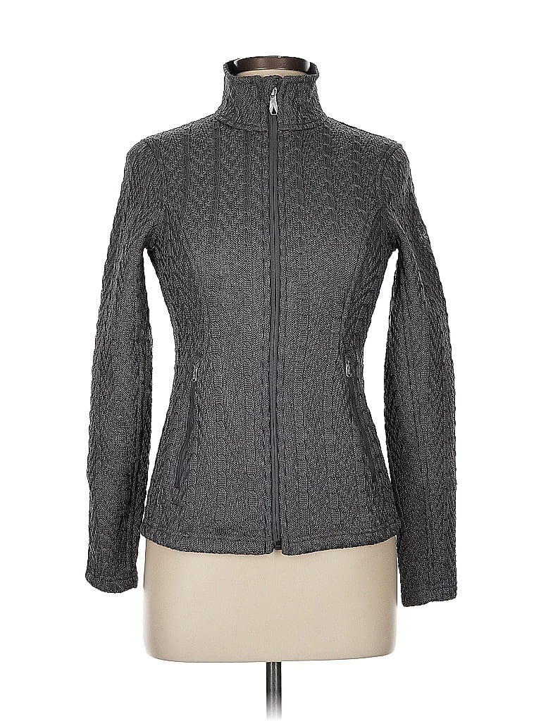 Spyder 100% Polyester Gray Cardigan Size S - photo 1