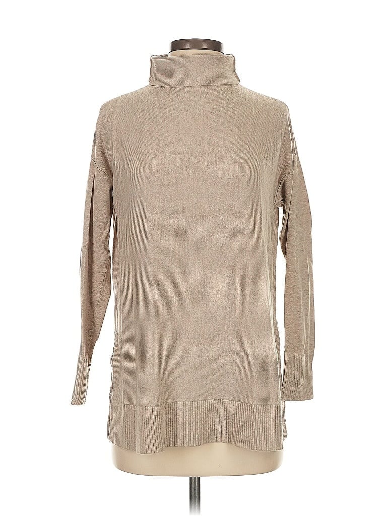 Ann Taylor LOFT Tan Turtleneck Sweater Size S - photo 1