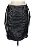 Haute Monde 100% Polyester Solid Black Faux Leather Skirt Size L - photo 1