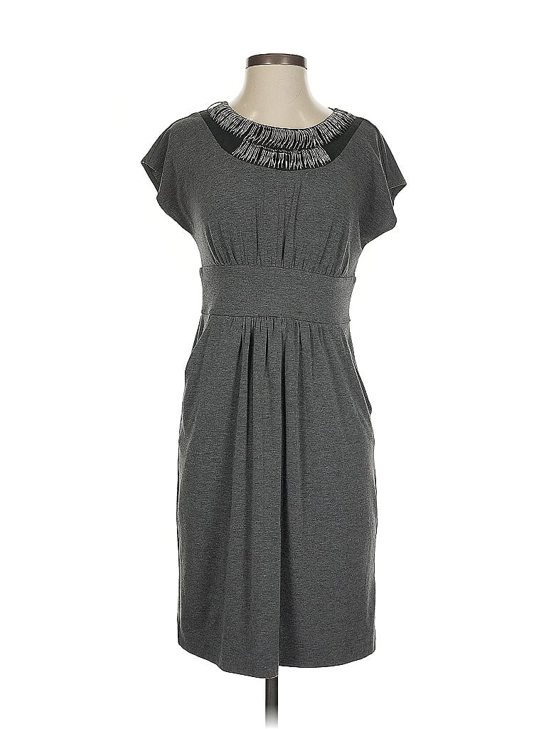 Pre-owned Shoshanna Casual Dress In Gray