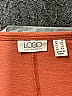 LOGO by Lori Goldstein 100% Cotton Brown 3/4 Sleeve Top Size 1X - photo 3