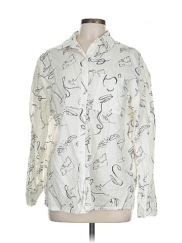 Peppermayo Long Sleeve Button-Down Shirt (view 1)