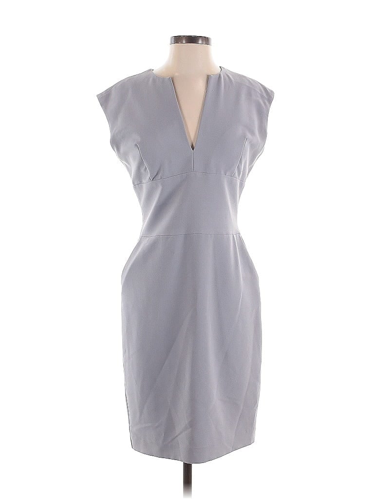 Pre-owned Ava & Aiden Cocktail Dress In Gray