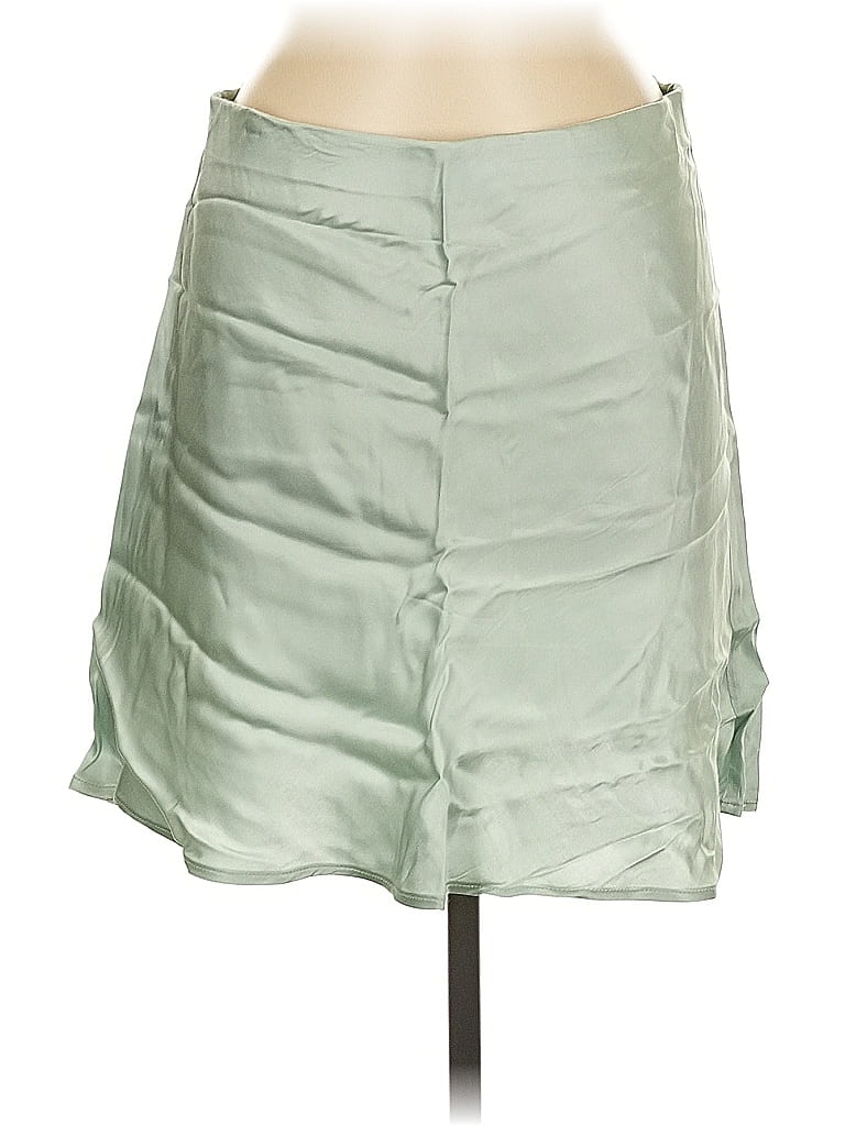 Pre-owned H&m Formal Skirt In Green