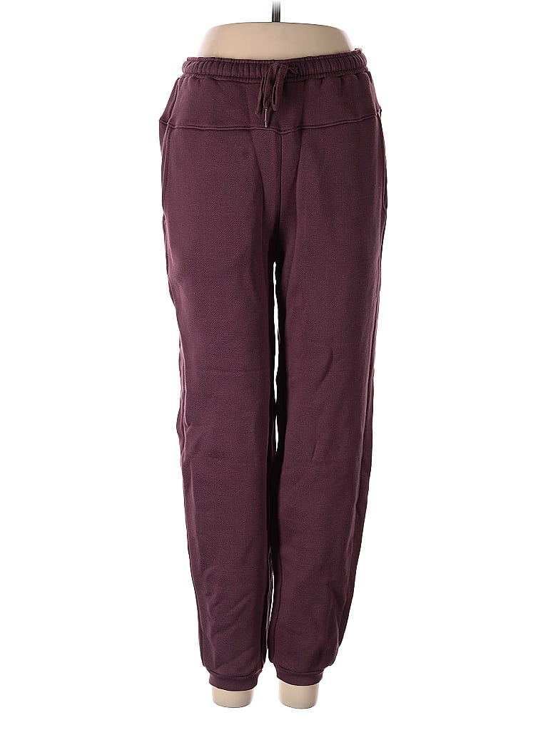 MWL by Madewell Burgundy Sweatpants Size S - photo 1