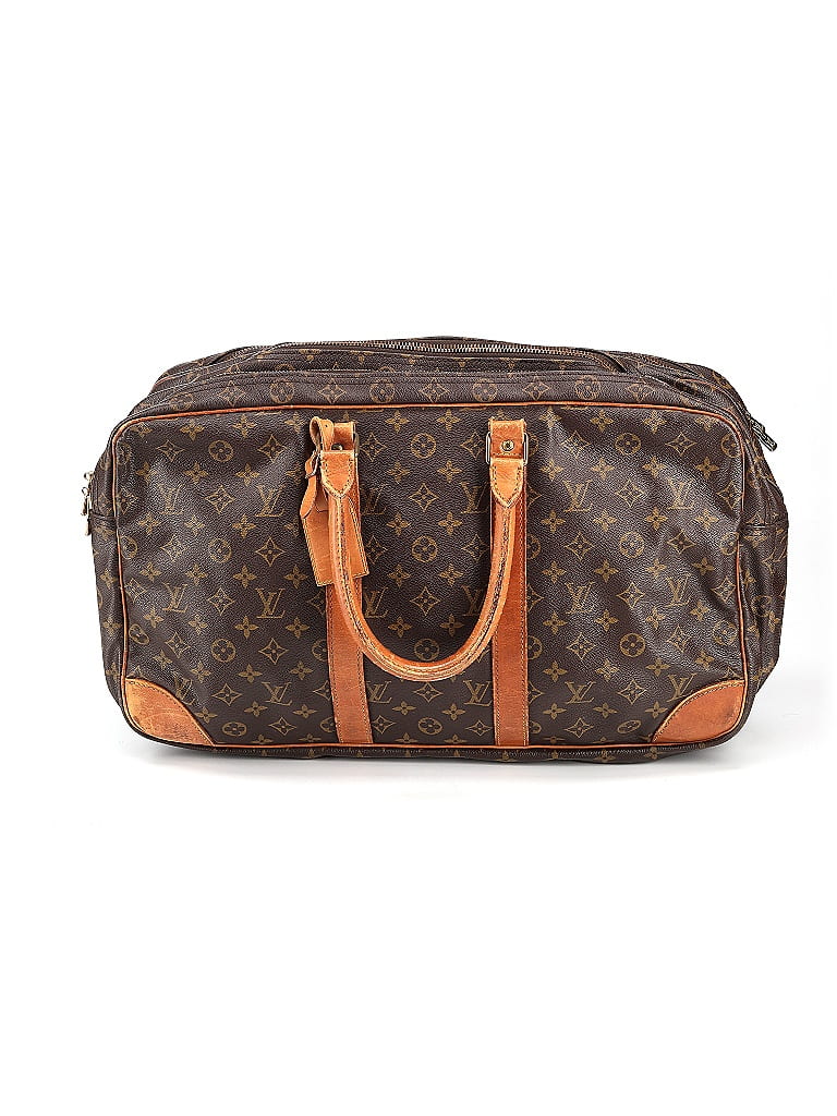 Louis Vuitton 100% Coated Canvas Brown Vintage Monogram Sac Trowa Posh 55 Boston Weekender Bag One size - photo 1