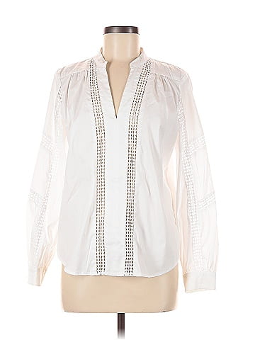 White House Black Market Long Sleeve Blouse (view 1)