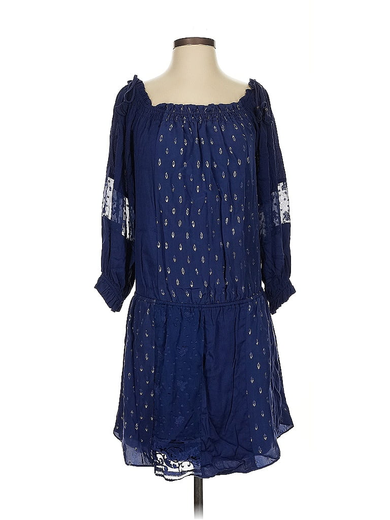 Hale Bob Blue Casual Dress Size S - photo 1