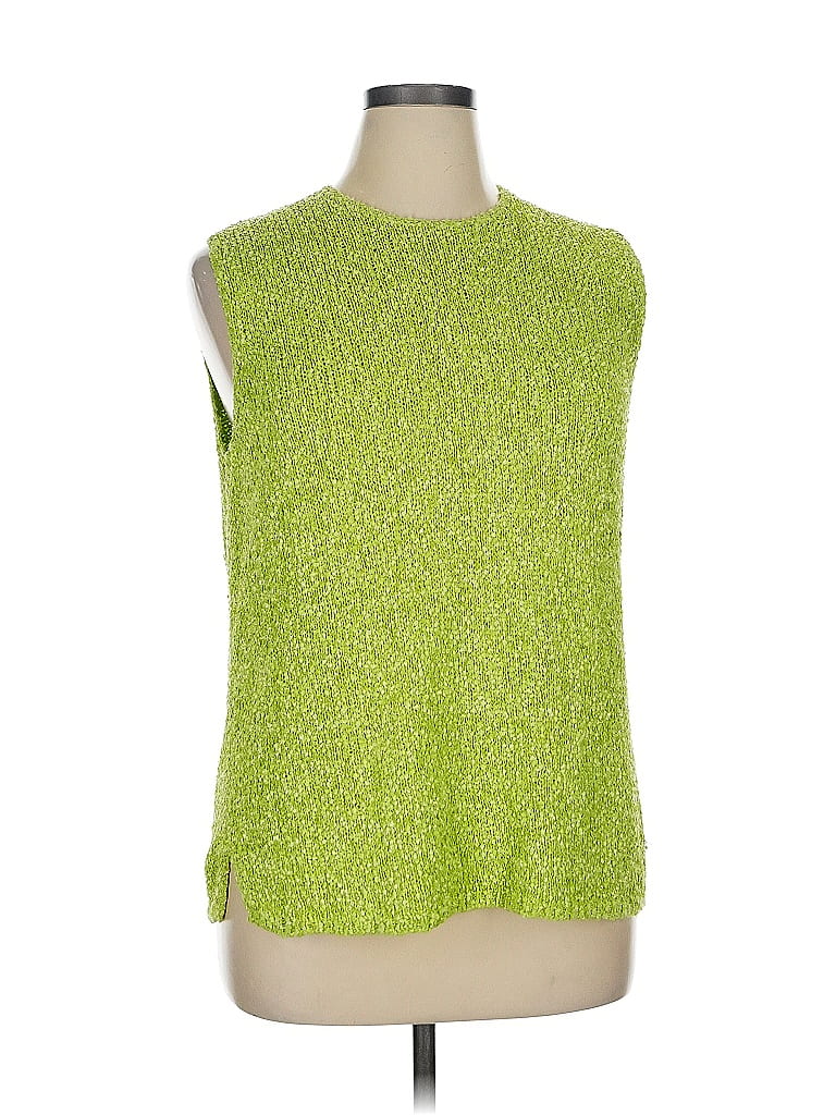 Laura Ashley 100% Nylon Green Pullover Sweater Size XL - photo 1