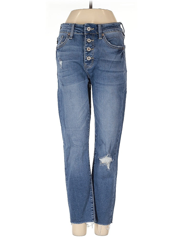 KANCAN JEANS Hearts Blue Jeans Size 27 waist - photo 1