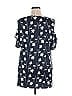 Beyond This Plane Black Short Sleeve Blouse Size 1X - photo 2