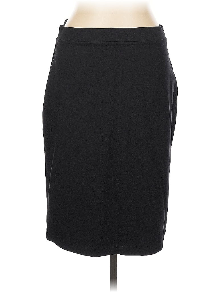 Liz Claiborne Career Solid Black Formal Skirt Size L - photo 1
