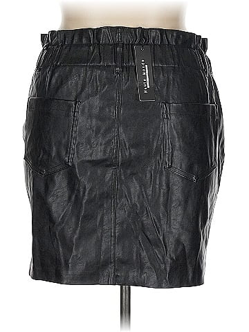 Haute Monde Faux Leather Skirt (view 2)