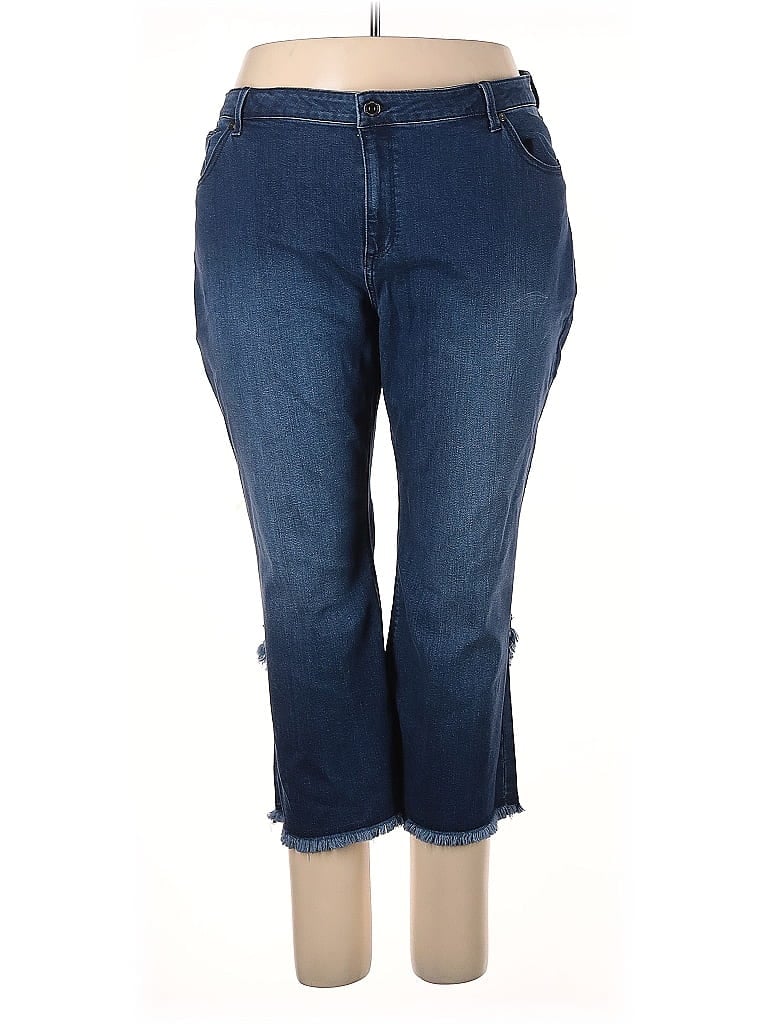 Susan Graver Blue Jeans Size 24 (petite) - photo 1