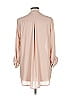 Pink Rose Tan 3/4 Sleeve Blouse Size L - photo 2