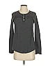 Mystree Gray Long Sleeve Henley Size XS - photo 1