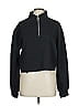 Zaful 100% Polyester Houndstooth Black Pullover Sweater Size 10 - photo 1
