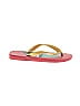 Havaianas Pink Red Flip Flops Size 7 - photo 1