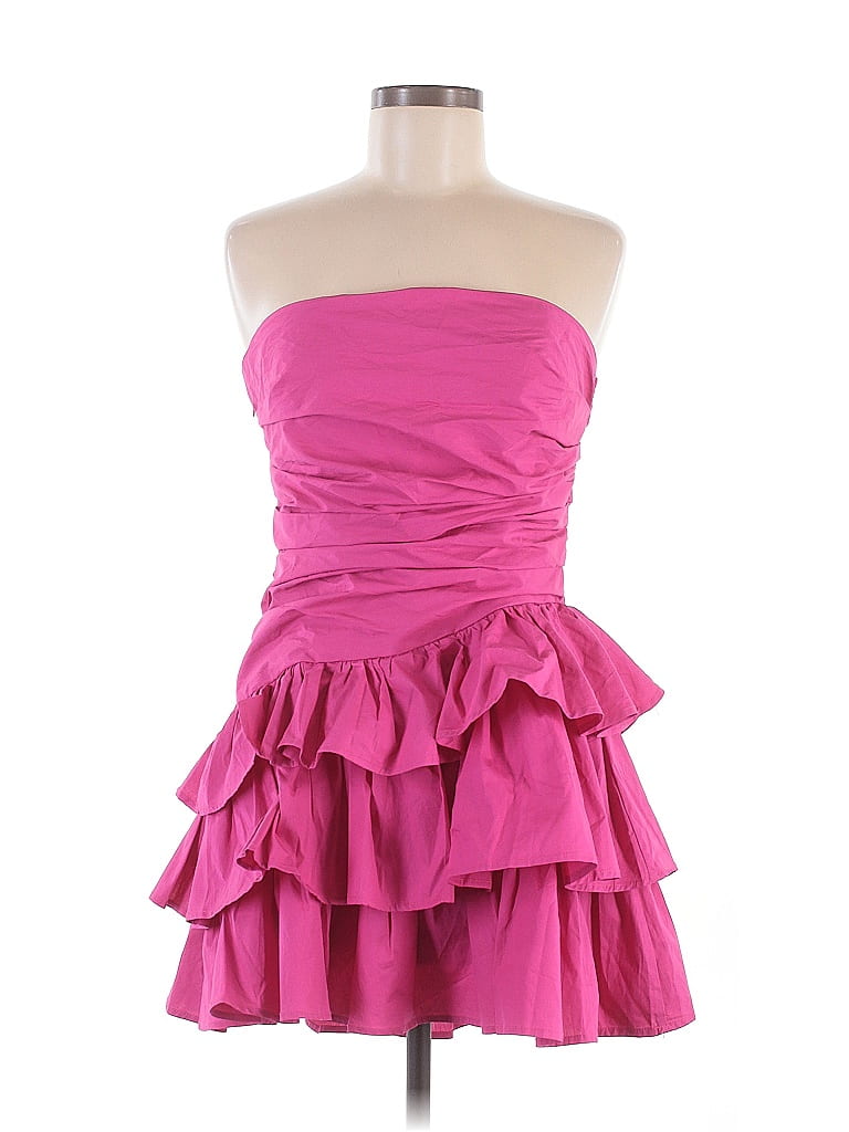 Hello Molly 100% Cotton Pink Cocktail Dress Size 6 - photo 1