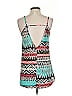 Candy Rose 100% Polyester Teal Black Sleeveless Blouse Size S - photo 2