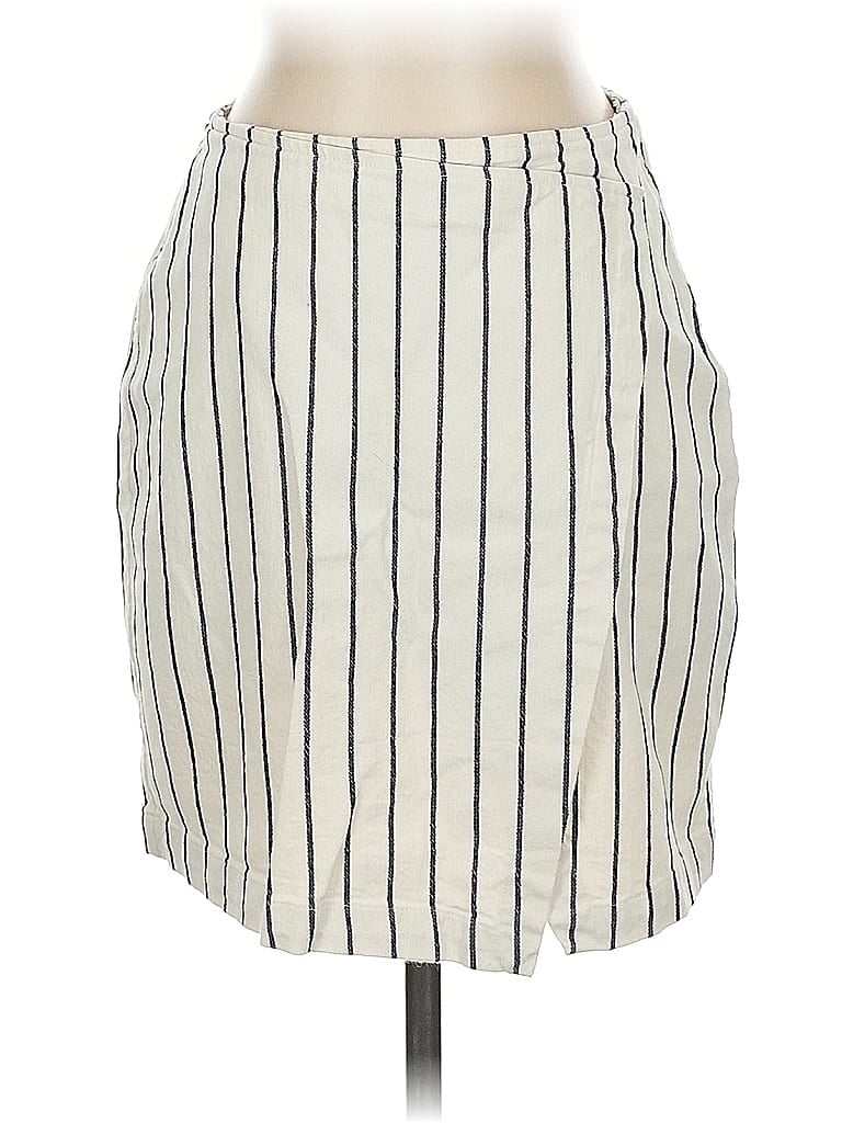 Pre-owned Madewell Casual Skirt In White