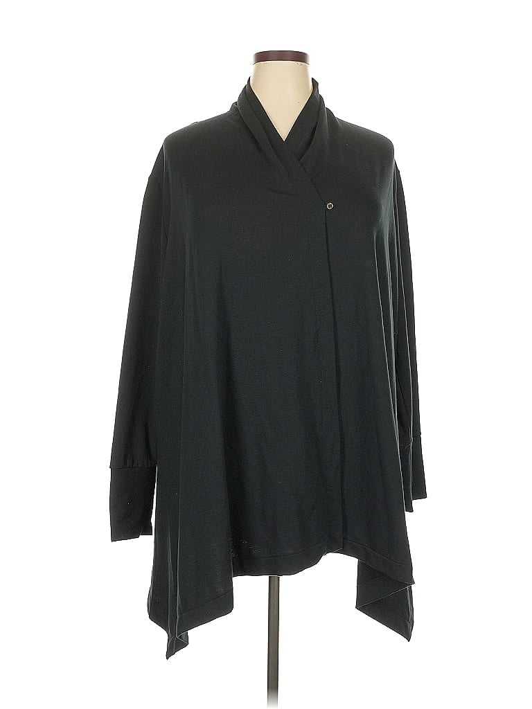 Ellos Black Poncho Size 24 - photo 1