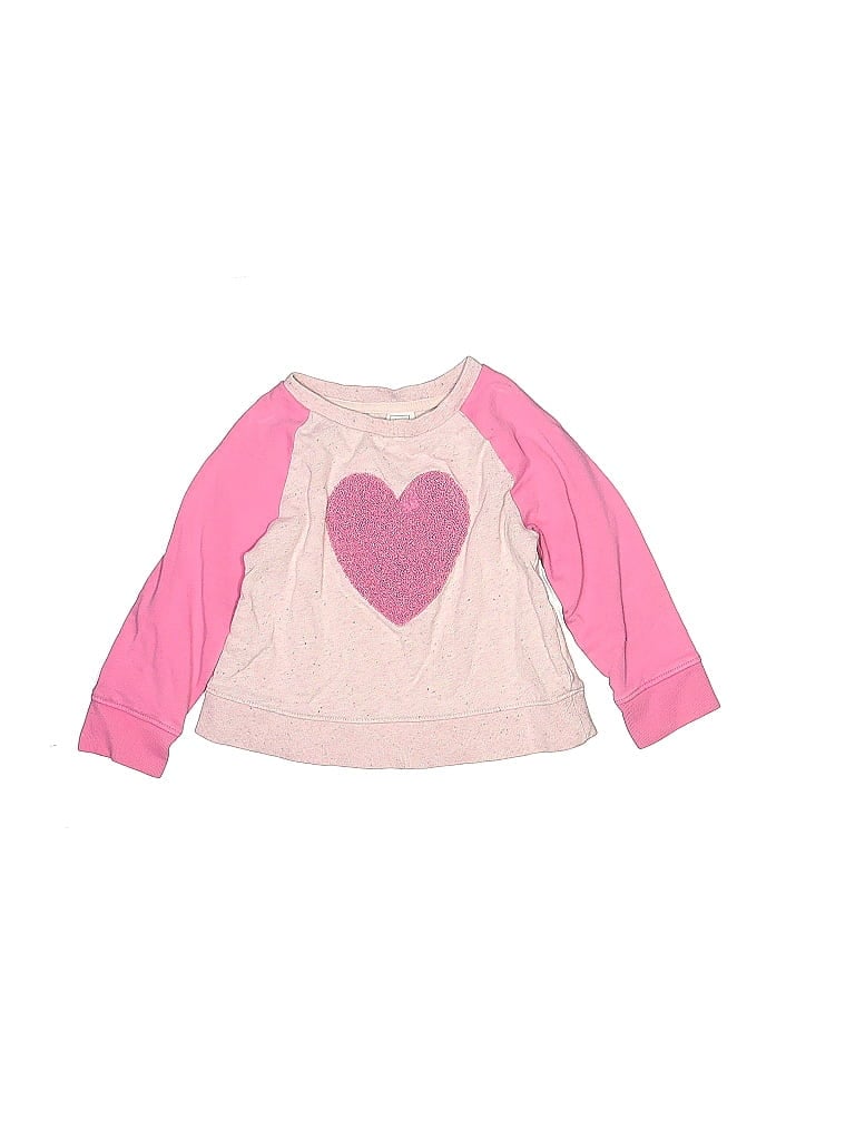 Baby Gap 100% Cotton Pink Long Sleeve T-Shirt Size 2T - photo 1