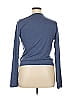 Halara Solid Blue Long Sleeve T-Shirt Size XL - photo 2