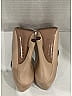 Dolce & Gabbana 100% Leather Ivory Tan Heels Size EU 38 1/2 - photo 11