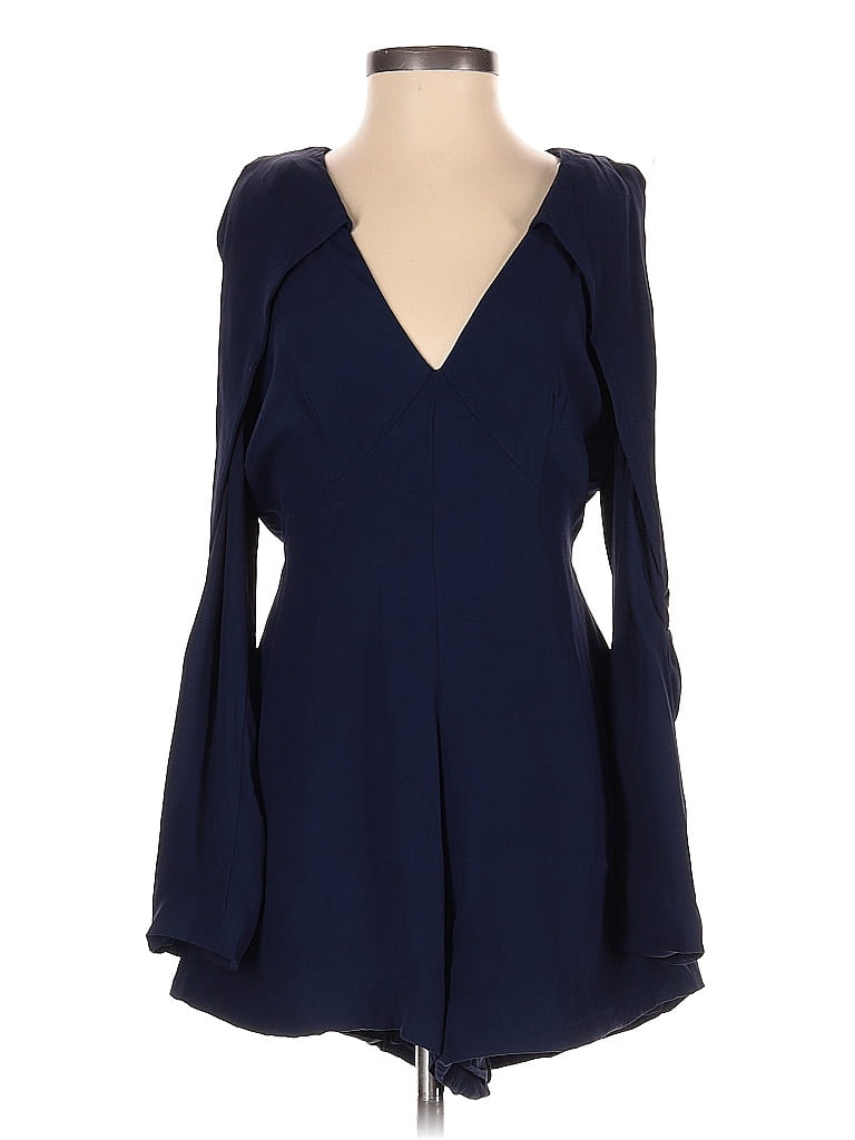 Pre-owned C/meo Collective Romper In Blue