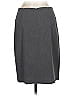 Black Halo Solid Gray Formal Skirt Size 8 - photo 2