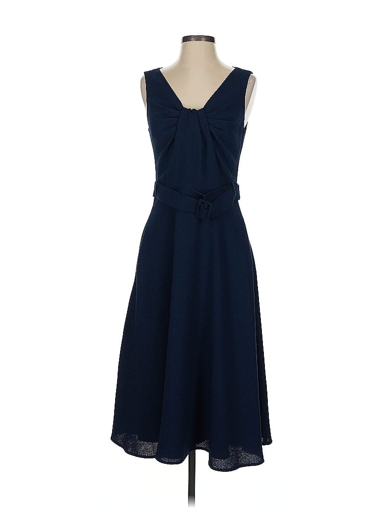 Black Halo Blue Cocktail Dress Size 4 - photo 1