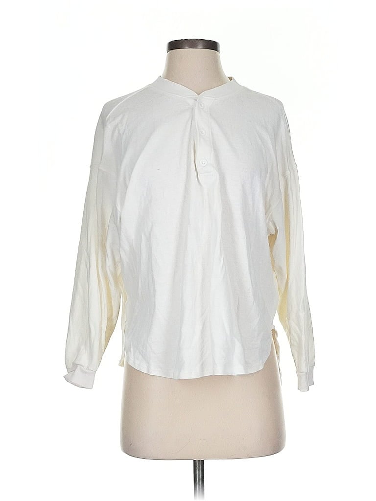 Click to view more detailed imagery on our partner's website Pre-owned Urban Outfitters 3/4 Sleeve Blouse In White