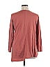 LOGO by Lori Goldstein 100% Cotton Brown 3/4 Sleeve Top Size 1X - photo 2