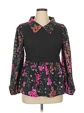 Shein Curve 3/4 Sleeve Blouse