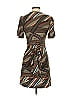 Veronica M. Graphic Brown Casual Dress Size XS - photo 2