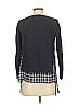 Ann Taylor LOFT 100% Cotton Houndstooth Gray Blue Pullover Sweater Size S - photo 2
